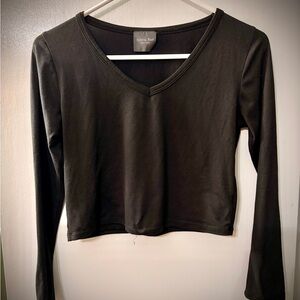 Olivia Rae Classic Black Long Sleeve Top
